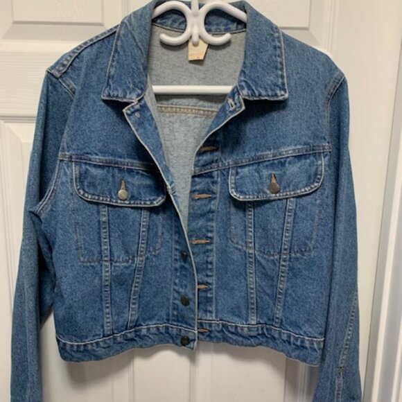 LEIGH MORGAN WOMENS JEAN JACKET - Picture 1 of 2